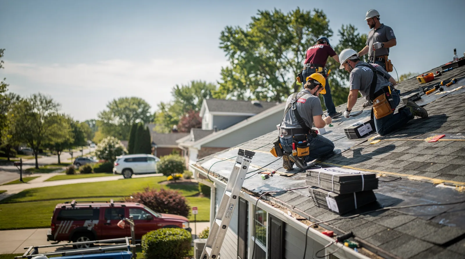 Roof Repair in Naperville, IL around you